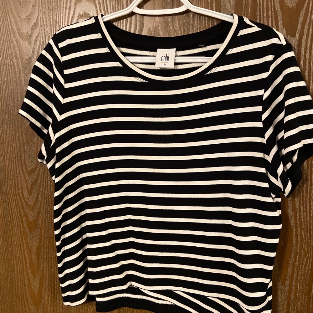 Striped crop top